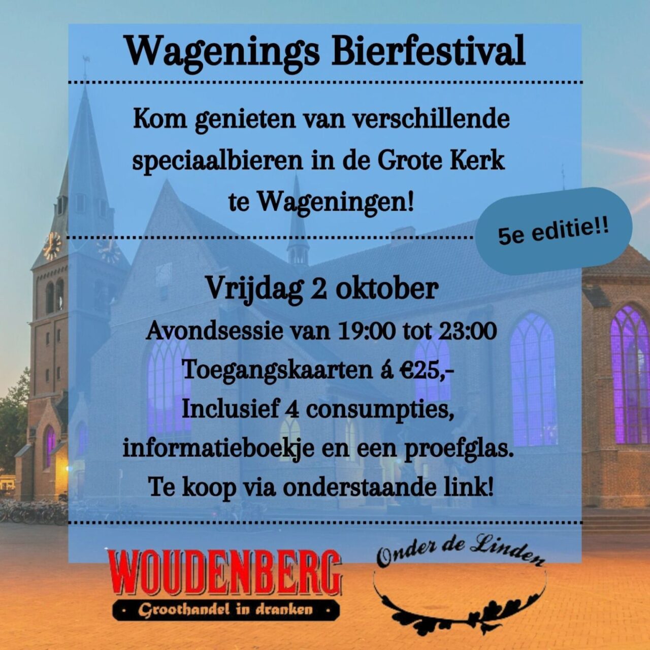 Wagenings Bierfestival 2026: Lustrumeditie in de Grote Kerk